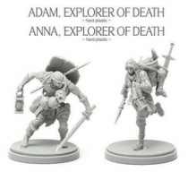  ŷ :  - ƴ ȳ,  Ž谡 θ ̴Ͼ Kingdom Death: Monster – Adam & Anna, Explorers of Death Promo Miniatures
