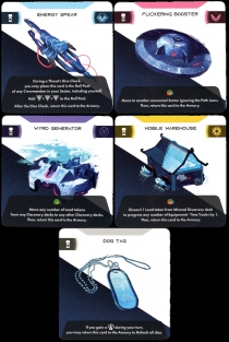  ISS 𰡵:  θ ī ISS Vanguard: Equipment Promo Cards